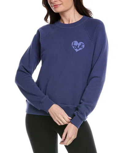 Spiritual Gangster Heart Forever Sweatshirt In Blue
