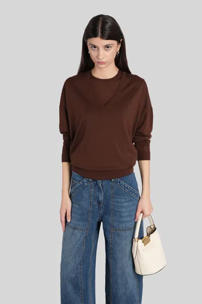 Co Knitwear In Brown Cashmere In Brown