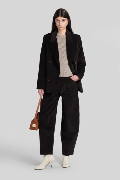 Co Knitwear In Grey Cashmere In Brown