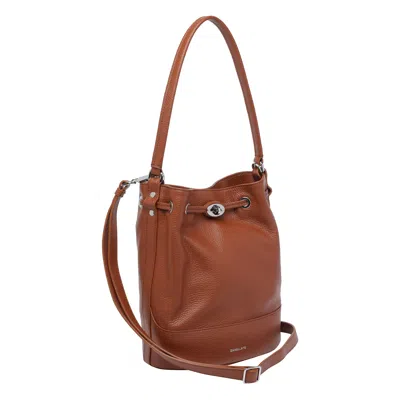 Zanellato Small Monda Bucket Bag In Brown