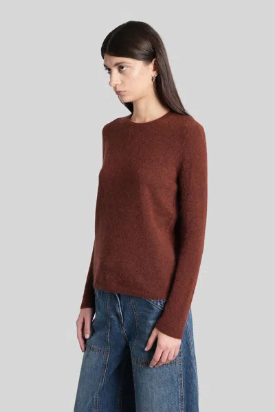 Co Knitwear In Rust Cashmere In Brown