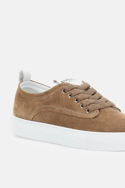 Givenchy Biscuit Suede New City Sneakers In Brown
