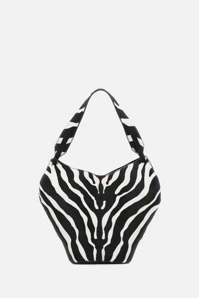 Khaite Lotus Chain Detailed Mini Tote Bag In Black