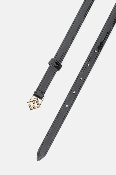 Fendi Ff Buckle Belt In Black