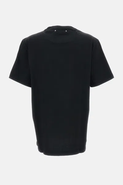 Golden Goose Flag T-shirt In Black