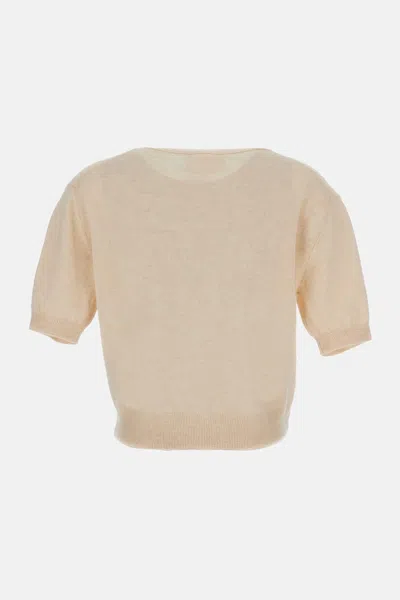 Lisa Yang Ribbed Short-sleeve T-shirt In Neutral