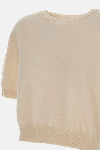 Lisa Yang Ribbed Short-sleeve T-shirt In Neutral