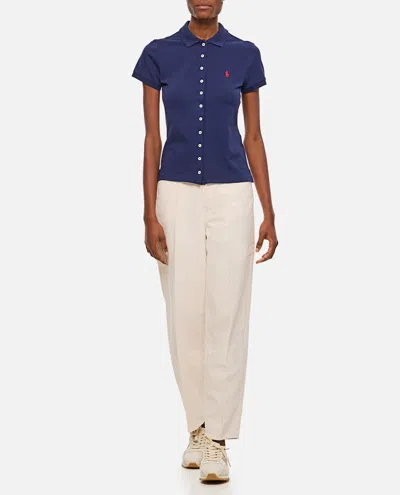 Polo Ralph Lauren Short Sleeve Polo In Blue