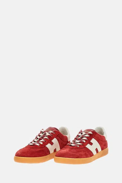 Hogan Cool Lace-up Sneakers In Red