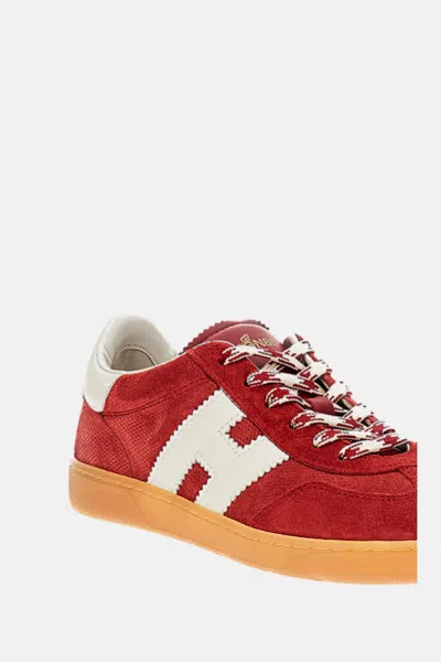 Hogan Cool Lace-up Sneakers In Red