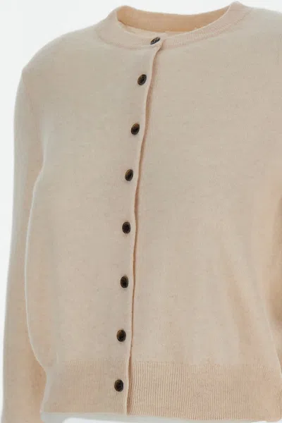Lisa Yang Buttoned Cardigan In Neutral
