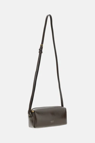 Khaite Mini Kye Cross Body Bag In Brown