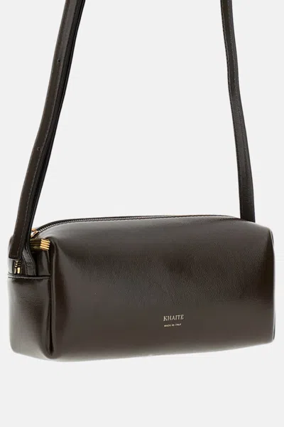 Khaite Mini Kye Cross Body Bag In Brown