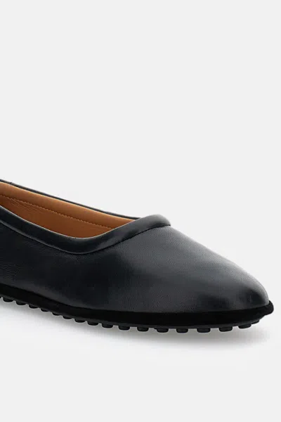 Tod's Rubber Sole Ballerina Flats In Blue