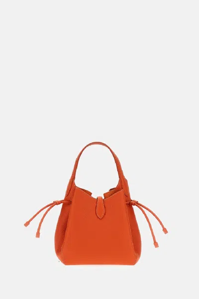 Polo Ralph Lauren Crossbody Bucket Bag In Orange