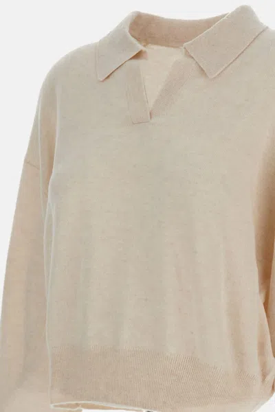 Lisa Yang Wool Sweater In Neutral