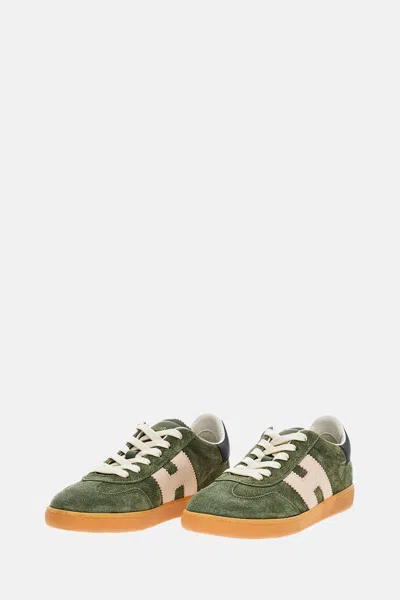 Hogan Cool Lace-up Sneakers In Green