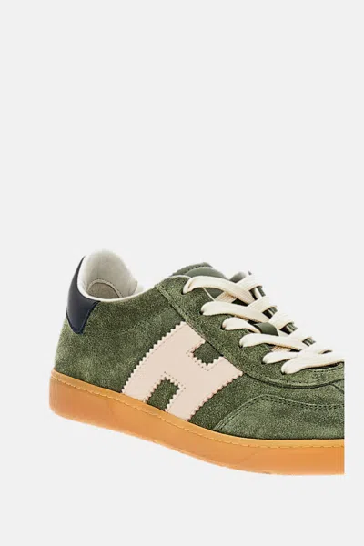 Hogan Cool Lace-up Sneakers In Green