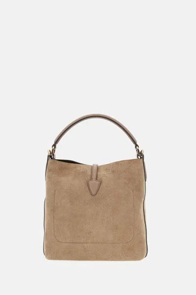 Tod's T Timeless Bucket Bag In Brown