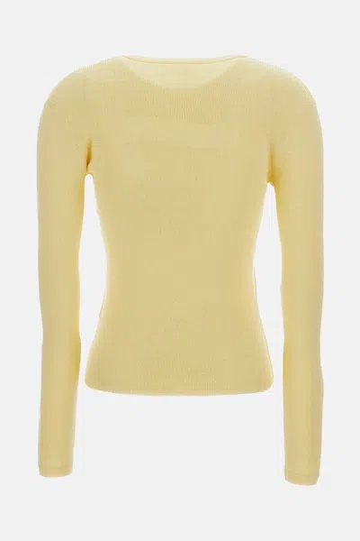 Lisa Yang Long-sleeve T-shirt In Yellow