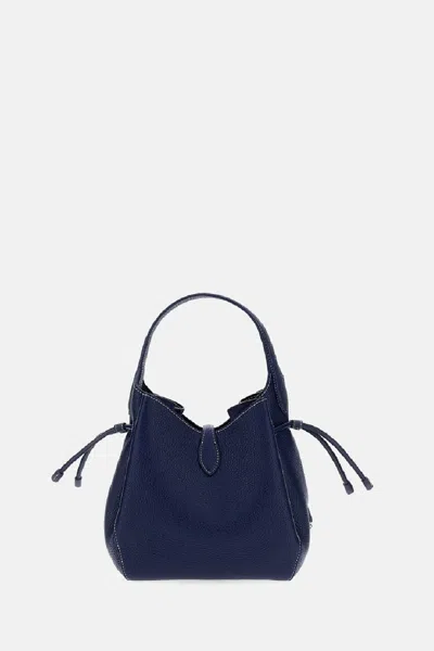Polo Ralph Lauren Crossbody Bucket Bag In Blue