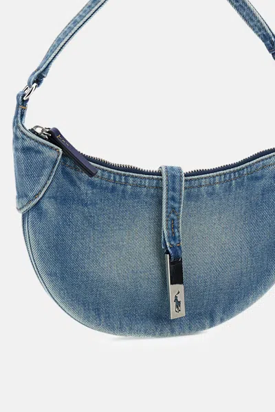 Polo Ralph Lauren Small Shoulder Bag In Blue