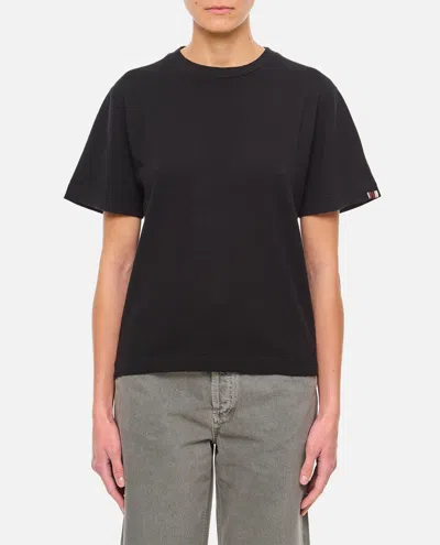 Extreme Cashmere Cuba Cotton Cashmere Knit 2.48 T-shirt In Black