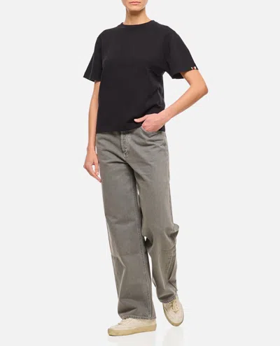 Extreme Cashmere Cuba Cotton Cashmere Knit 2.48 T-shirt In Black