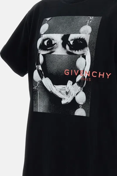Givenchy Cotton T Shirt Short Sleeves Crew Neck In Black