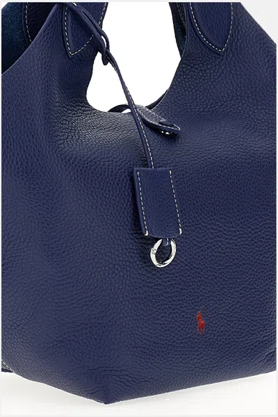 Polo Ralph Lauren Medium Tote In Blue