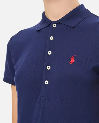 Polo Ralph Lauren Julie Slim Polo In Blue