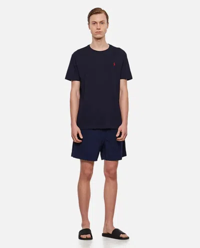 Polo Ralph Lauren Cotton Jersey T-shirt Custom Slim-fit In Blue