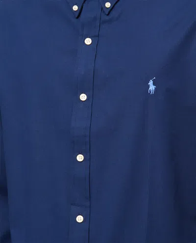 Polo Ralph Lauren Camicia Oxford Slim-fit In Blue