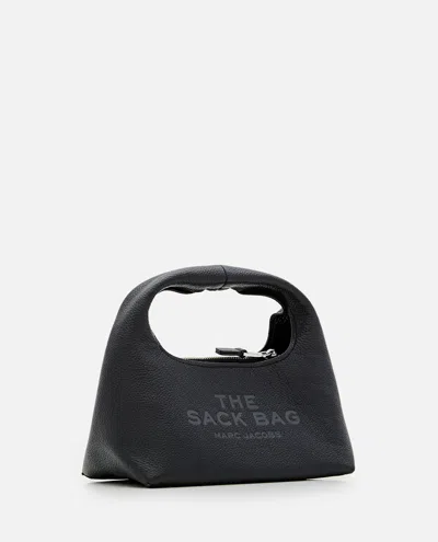 Marc Jacobs The Mini Sack Leather Handbag In Black