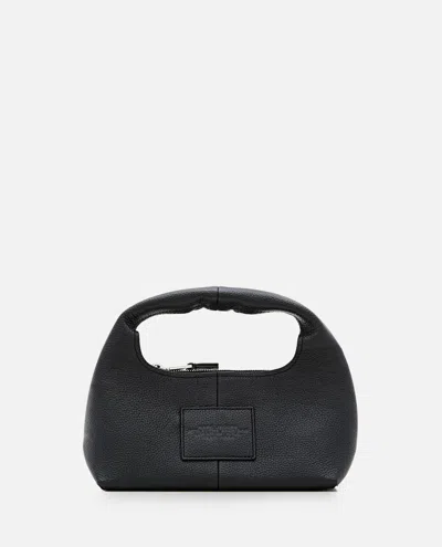 Marc Jacobs The Mini Sack Leather Handbag In Black
