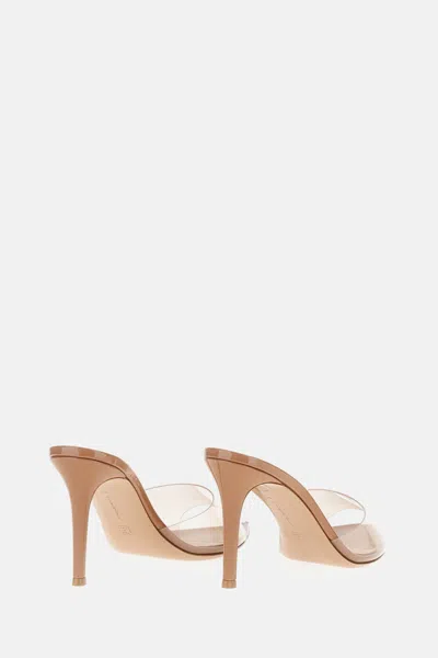 Gianvito Rossi Heeled Mule Elle 85 In Brown