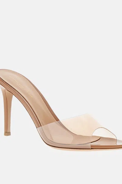 Gianvito Rossi Heeled Mule Elle 85 In Brown