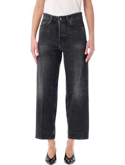 Haikure Bethany Straight Jeans Belt Loops In Black