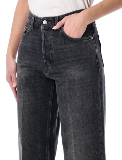 Haikure Bethany Straight Jeans Belt Loops In Black