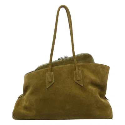 Attico Medium La Passeggiata Shoulder Bag In Brown