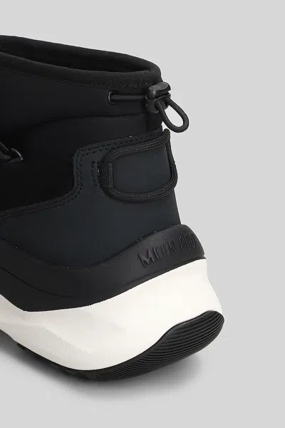 Moon Boot Mb Moon247 Slip On Sneakers In Black Polyester In Blue