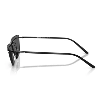 Prada Pr C52s Yc460t Nero Bianco Sunglasses In Black