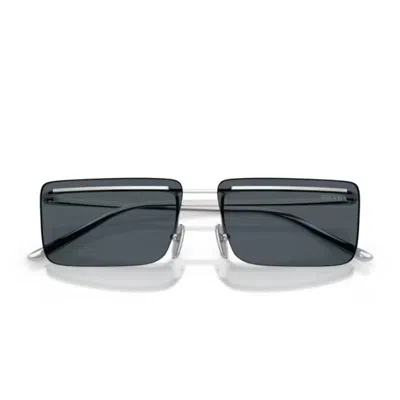 Prada Pr C53s 1bc70b Argento Sunglasses In Silver
