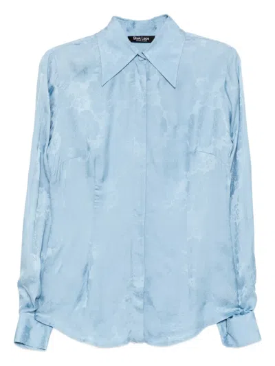 Blaklace Floral Shirt In Blue