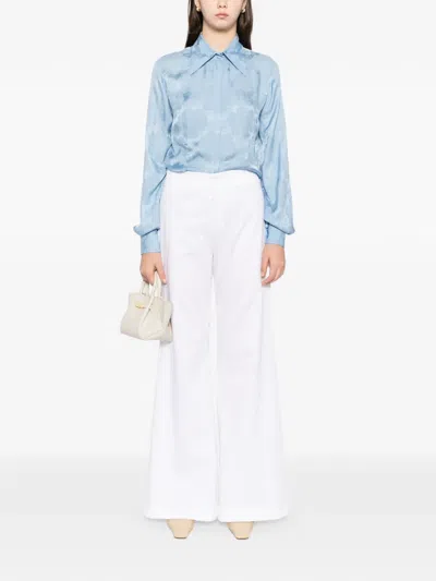 Blaklace Floral Shirt In Blue