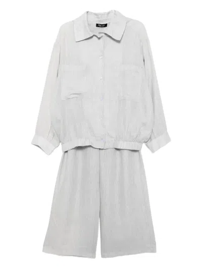 Blaklace Patch-pocket Set In Gray