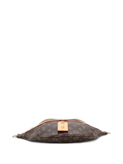 Pre-owned Louis Vuitton High Rise Bum Bag Monogram Canvas Belt Bag In Brown