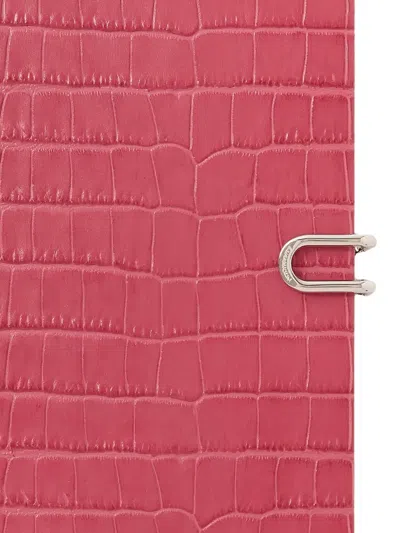 Smythson Crocodile-effect 2026 Weekly Diary In Pink
