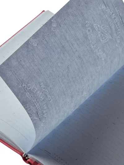 Smythson 2026 Soho Weekly Vertical Diary (14cm X 19.6cm) In Red