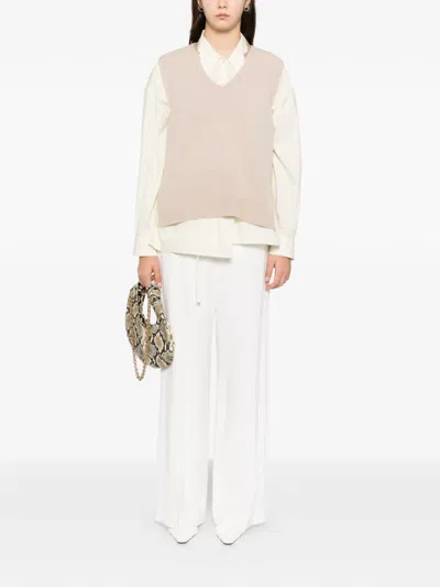 Blaklace Sleeveless Knitted Top In Neutral